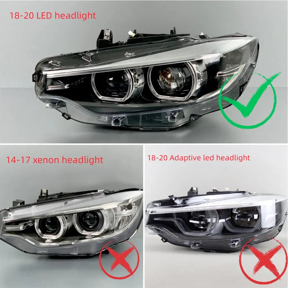 BM F80 M3 / F82 M4 (18-20) Lemon Yellow DRL LED Headlight Modules - Non Adaptive