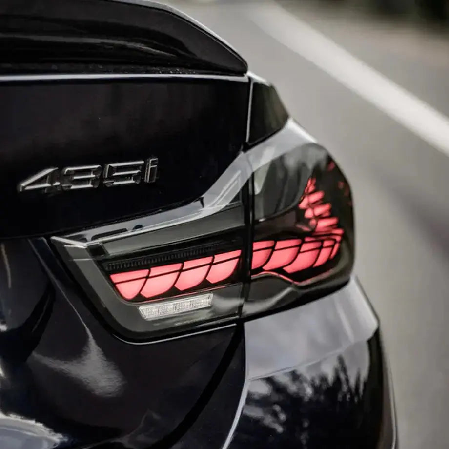 BM F82 / F83 M4 CS Style OLED Sequential Smoked Black Taillights (14-20)