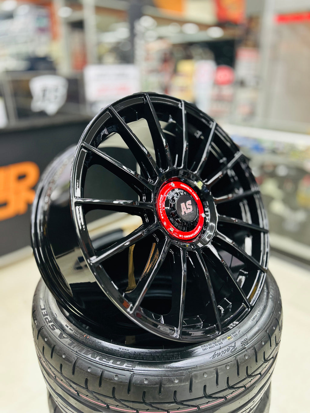 19” AS-SUPERTURISMO  5/112 & 5x100 multi PCD  GLOSS BLACK