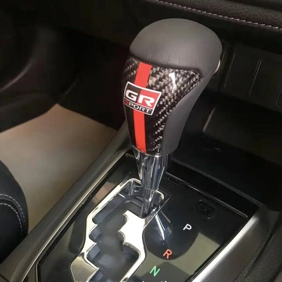 Toyota Hilux / Fortuner Carbon Fiber GR Sport Gear Knob (Automatic)