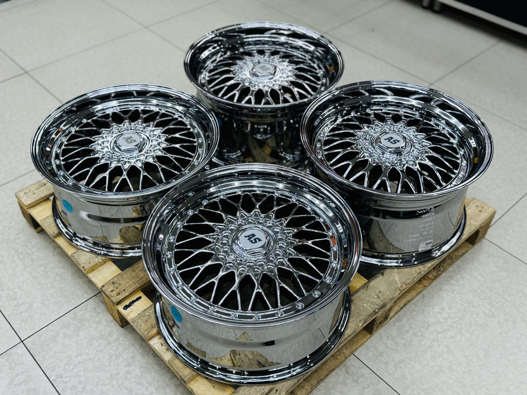 18” AS- MESH 5/112 5/114 SILVER CHROME