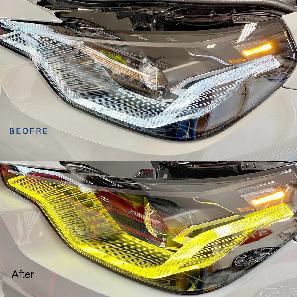 BM G42 2-Series / G87 M2 Lemon Yellow DRL LED Headlight Modules