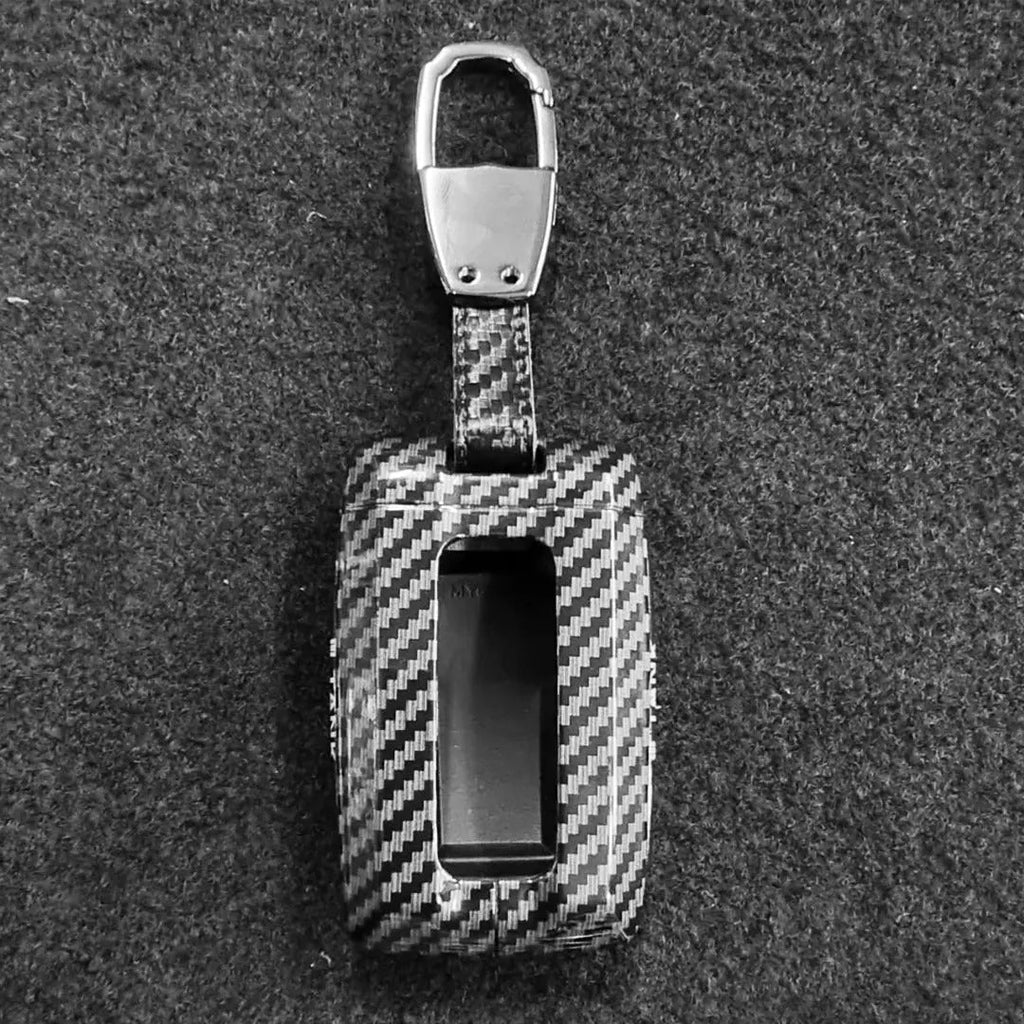GWM Tank - Hard Shell Carbon-Look Metal Key Case Cover With Keyring