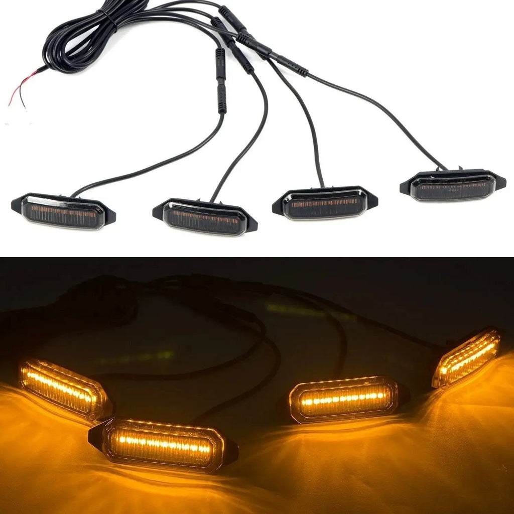 GWM Tank 300 (24-On) 4 POD LED Grille Lights With Wiring