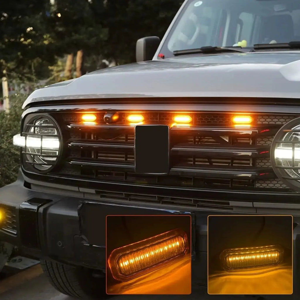 GWM Tank 300 (24-On) 4 POD LED Grille Lights With Wiring