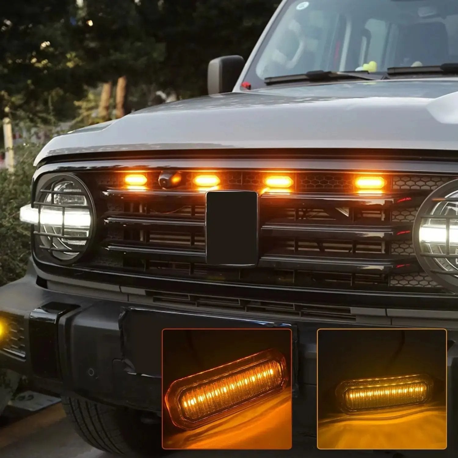 GWM Tank 300 (24-On) 4 POD LED Grille Lights With Wiring