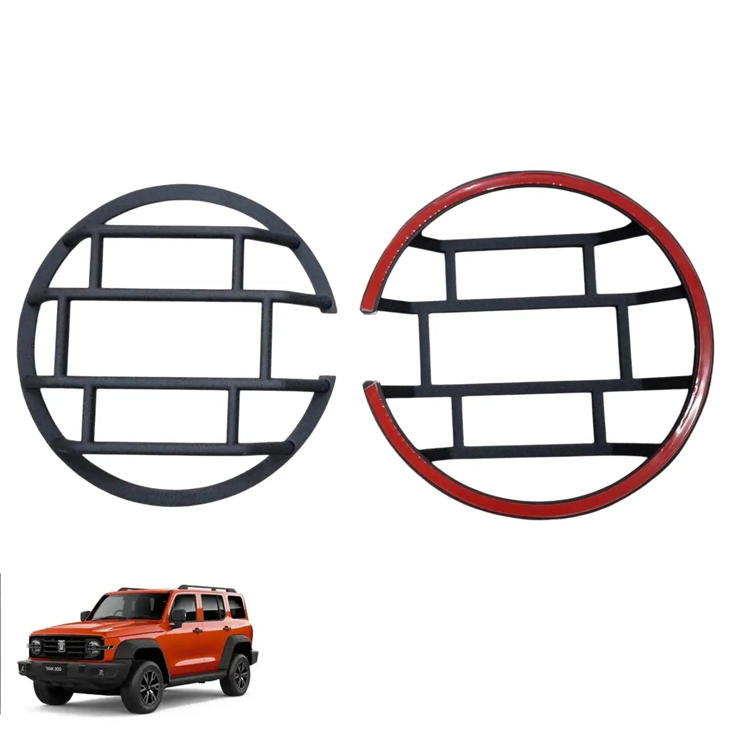 GWM Tank 300 (24-On) Aluminium Headlight Trim Protector Surrounds