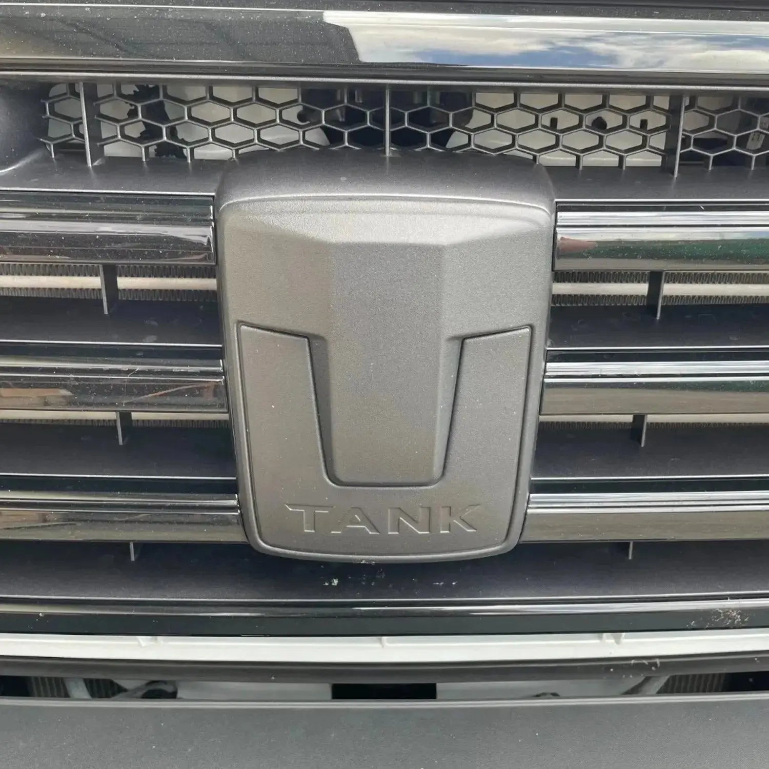 GWM Tank 300 (24-On) Matte Black Stick-On Emblem Cover