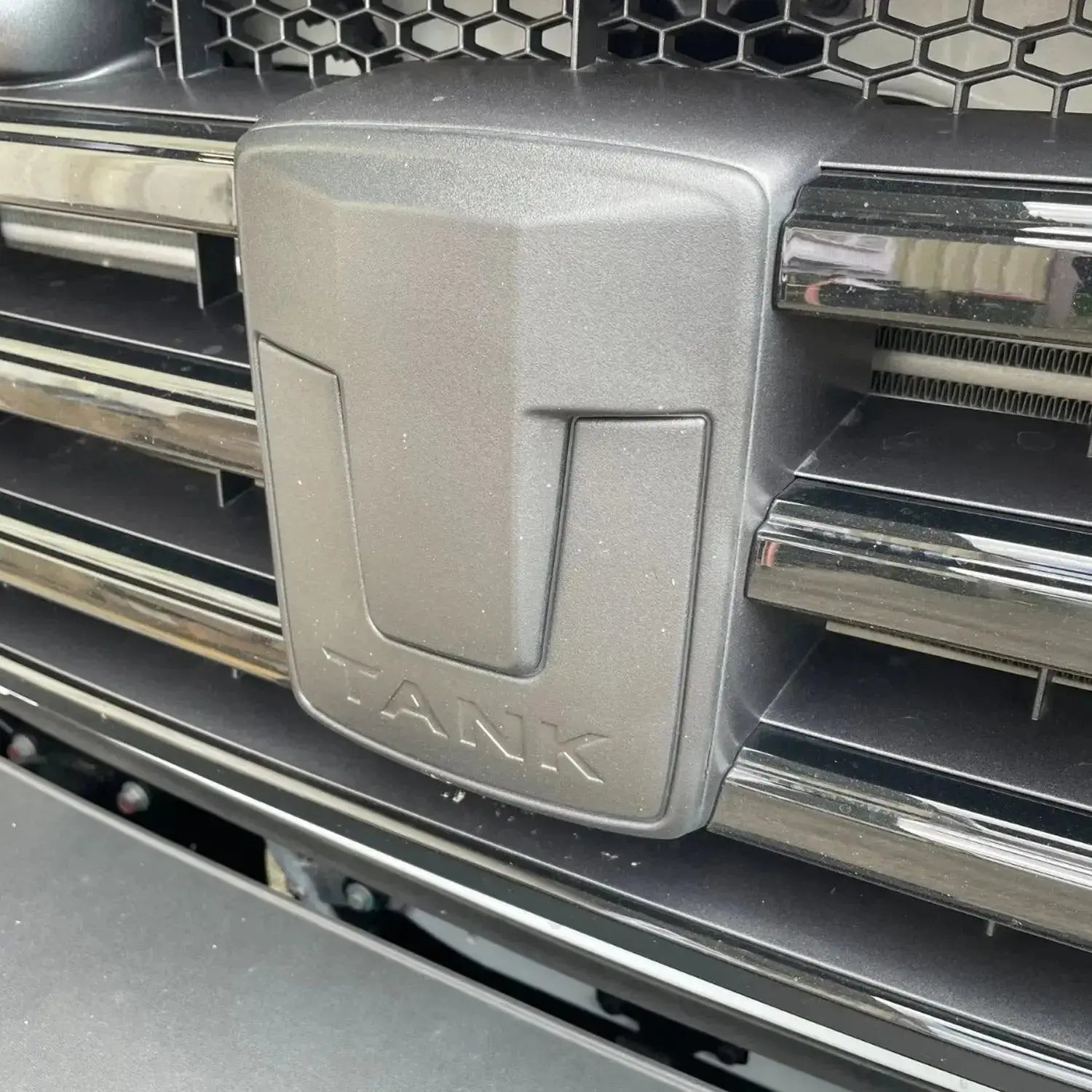 GWM Tank 300 (24-On) Matte Black Stick-On Emblem Cover