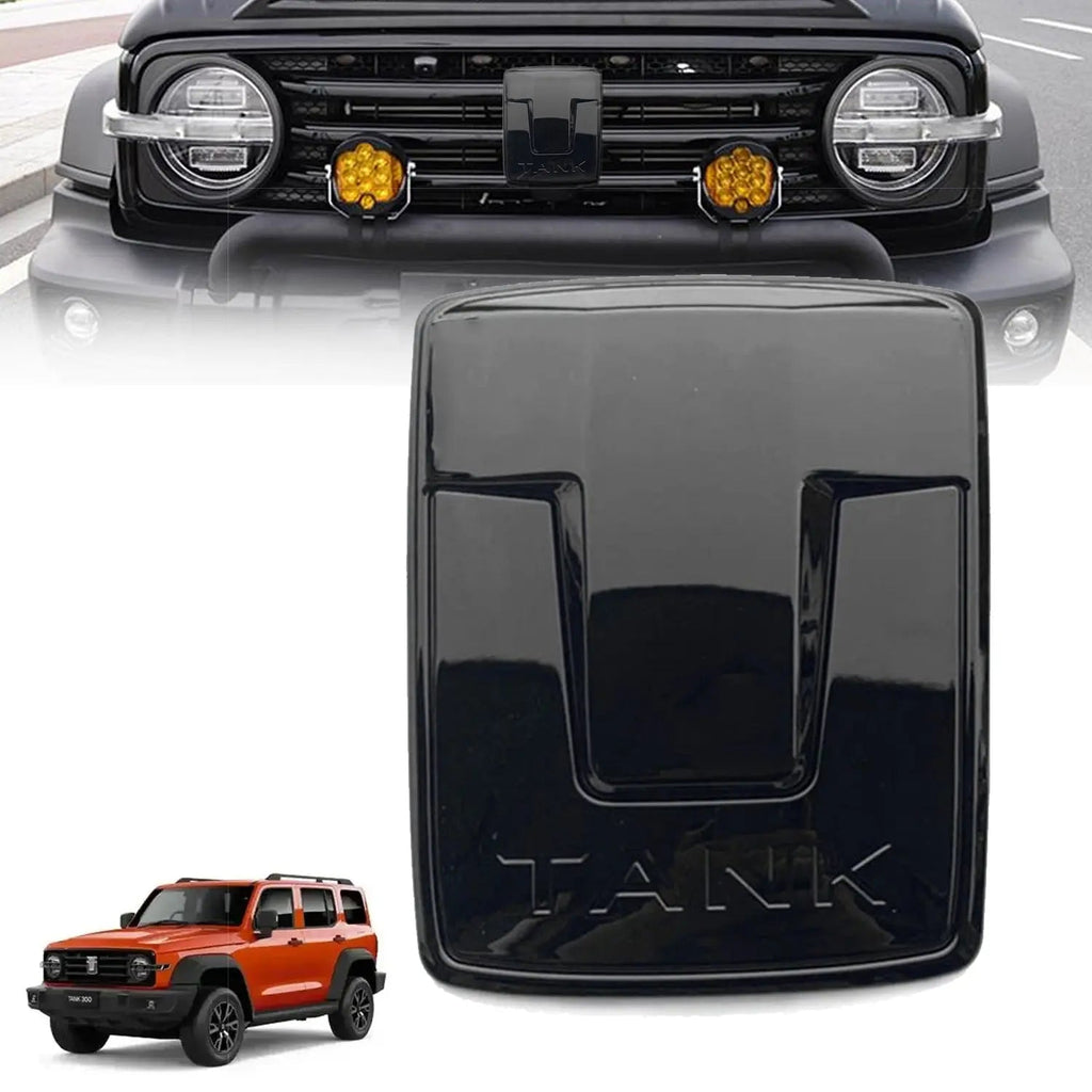 GWM Tank 300 (24-On) Gloss Black Stick-On Emblem Cover