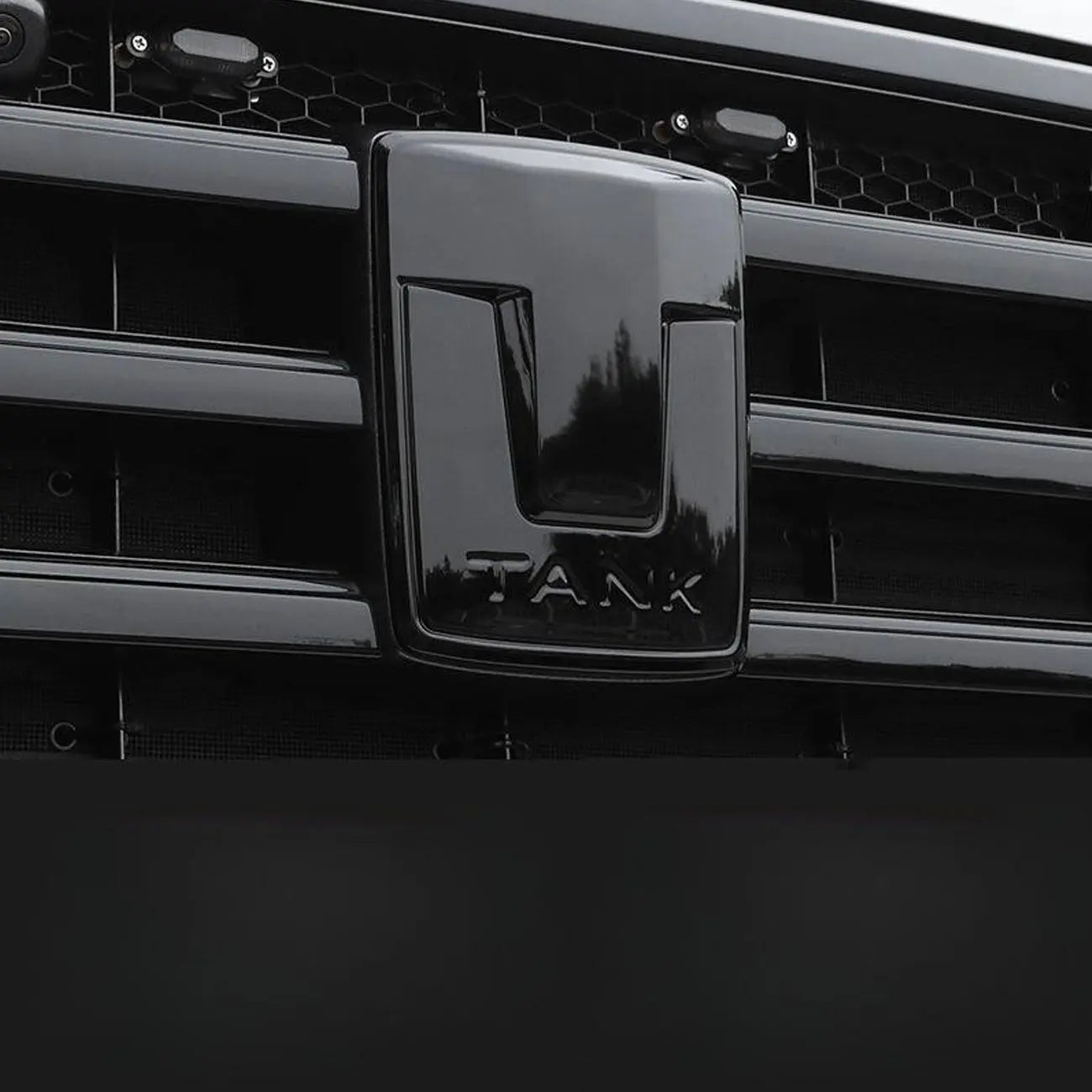 GWM Tank 300 (24-On) Gloss Black Stick-On Emblem Cover