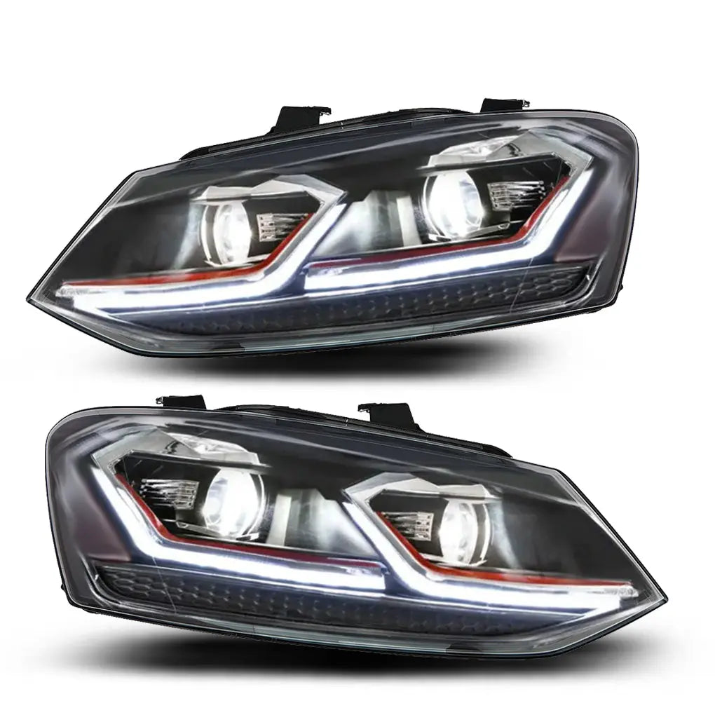 Golf 7.5 Style Projector Headlight -  Suitable To Fit VW Polo 6 (10-On)