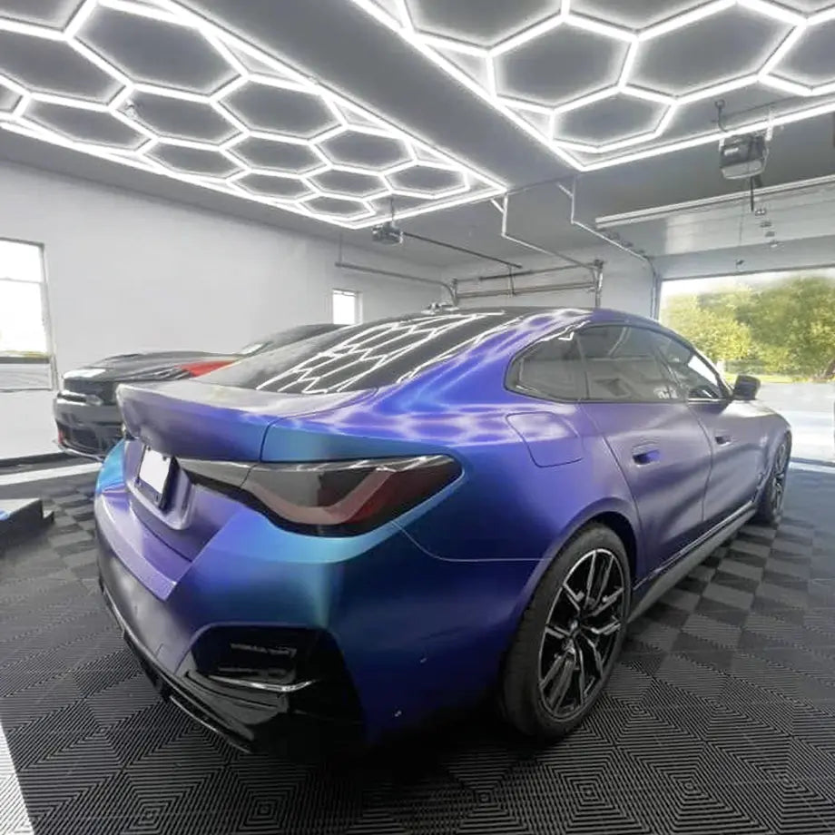 Hexglo 14 Piece Hexagon Modular LED Lighting Kit With Border