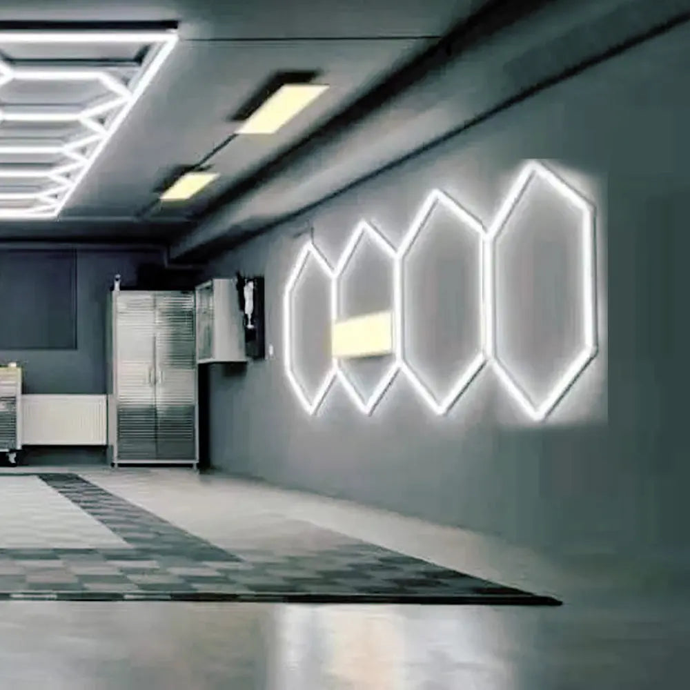 Hexglo 4 Piece Hexagon Modular LED Lighting Kit