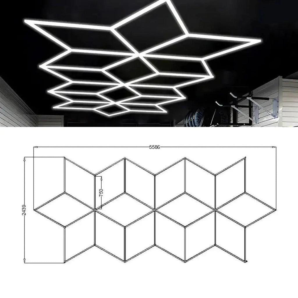 Hexglo Diamond Series Modular Lighting Systems - ZT6103