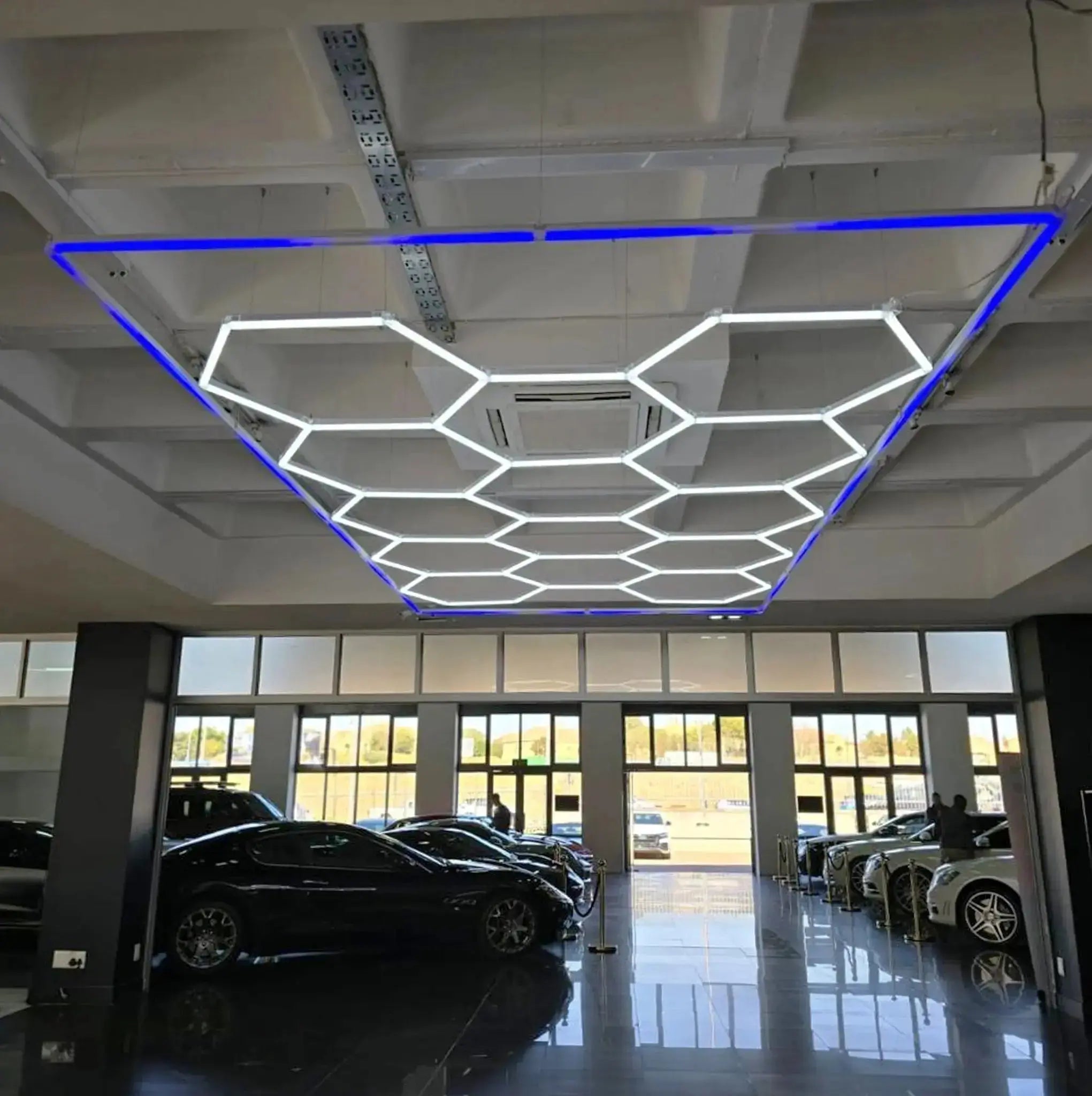 14 Piece Set Hex Light Kit with RGB Border