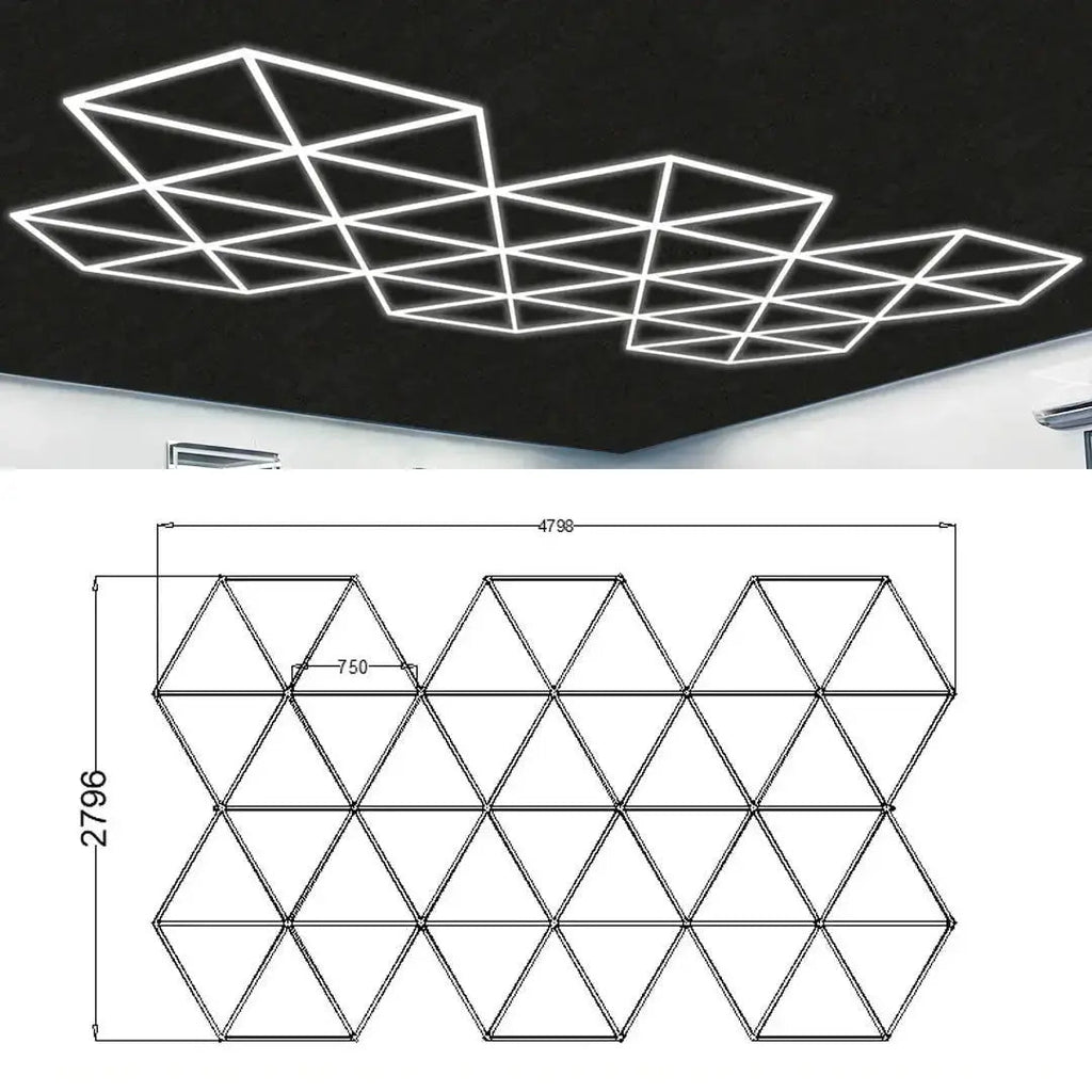 Hexglo Diamond Series Modular Lighting Systems - ZT6106