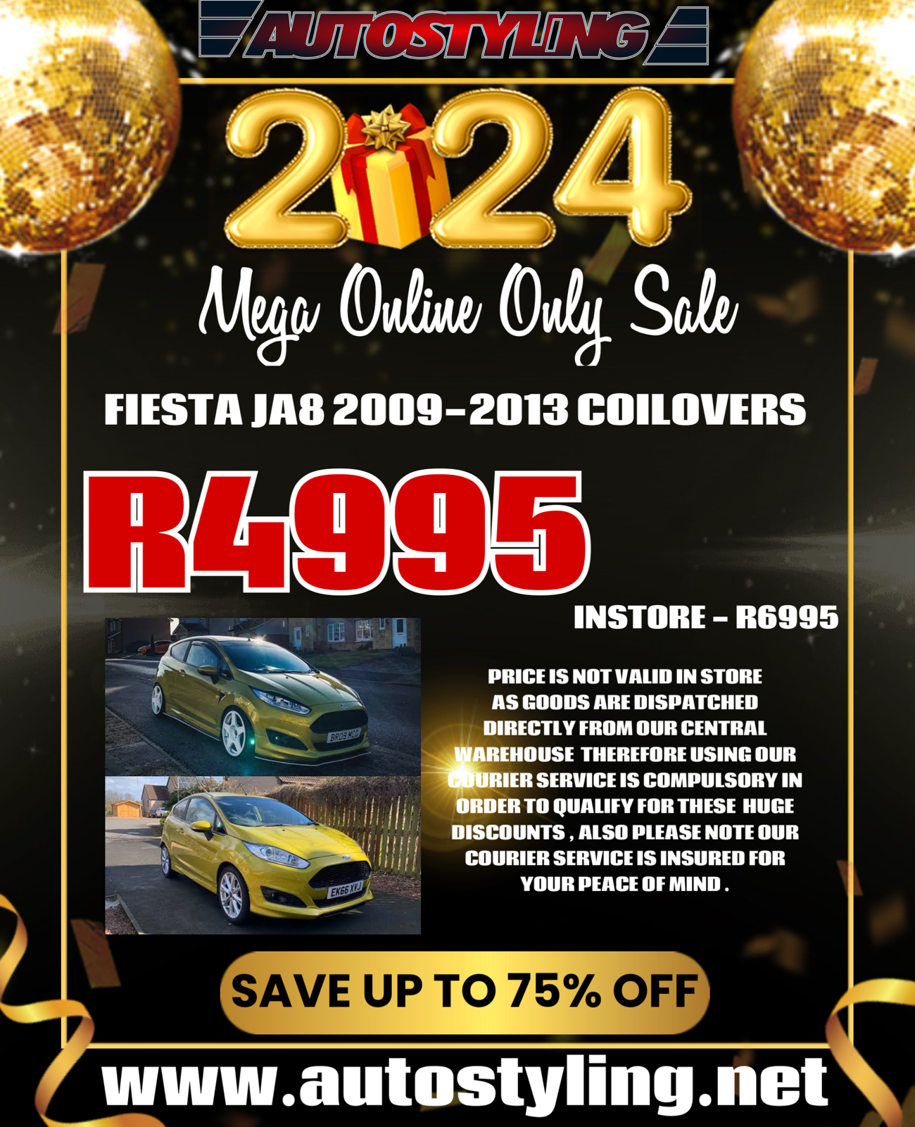 ARC COILOVERS FORD FIESTA JA8 2009-2013