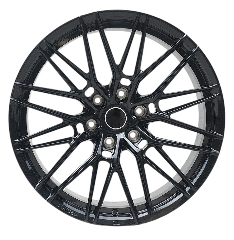 22”  AS-FORGED 81951 6/139 BAKKIE WHEELS GLOSS BLACK for next Gen Ranger & AMAROK only