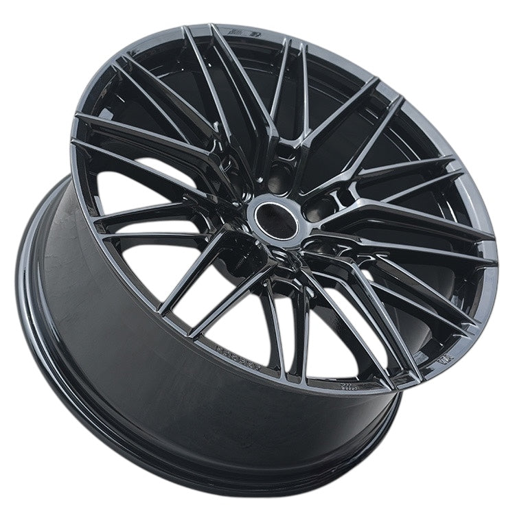 22”  AS-FORGED 81951 6/139 BAKKIE WHEELS GLOSS BLACK for next Gen Ranger & AMAROK only