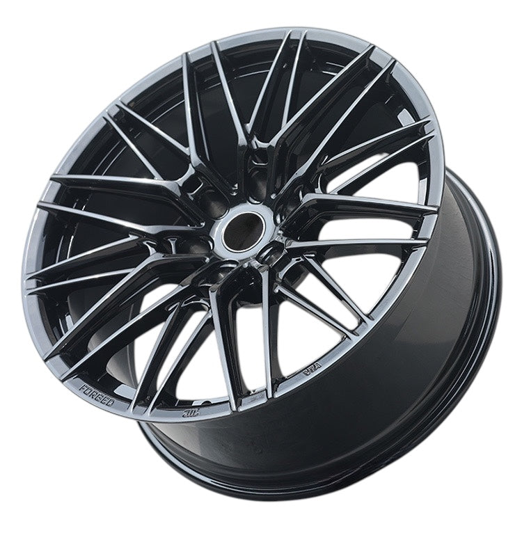 22”  AS-FORGED 81951 6/139 BAKKIE WHEELS GLOSS BLACK for next Gen Ranger & AMAROK only
