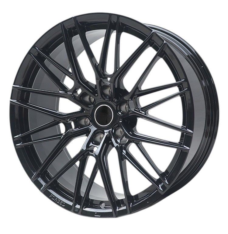22”  AS-FORGED 81951 6/139 BAKKIE WHEELS GLOSS BLACK for next Gen Ranger & AMAROK only