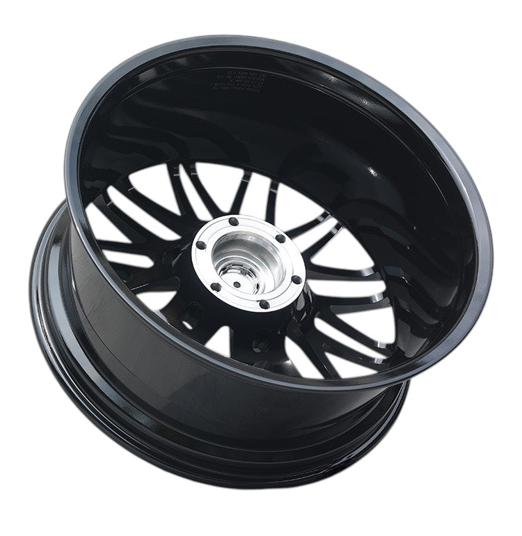 22”  AS-FORGED 81951 6/139 BAKKIE WHEELS GLOSS BLACK for next Gen Ranger & AMAROK only