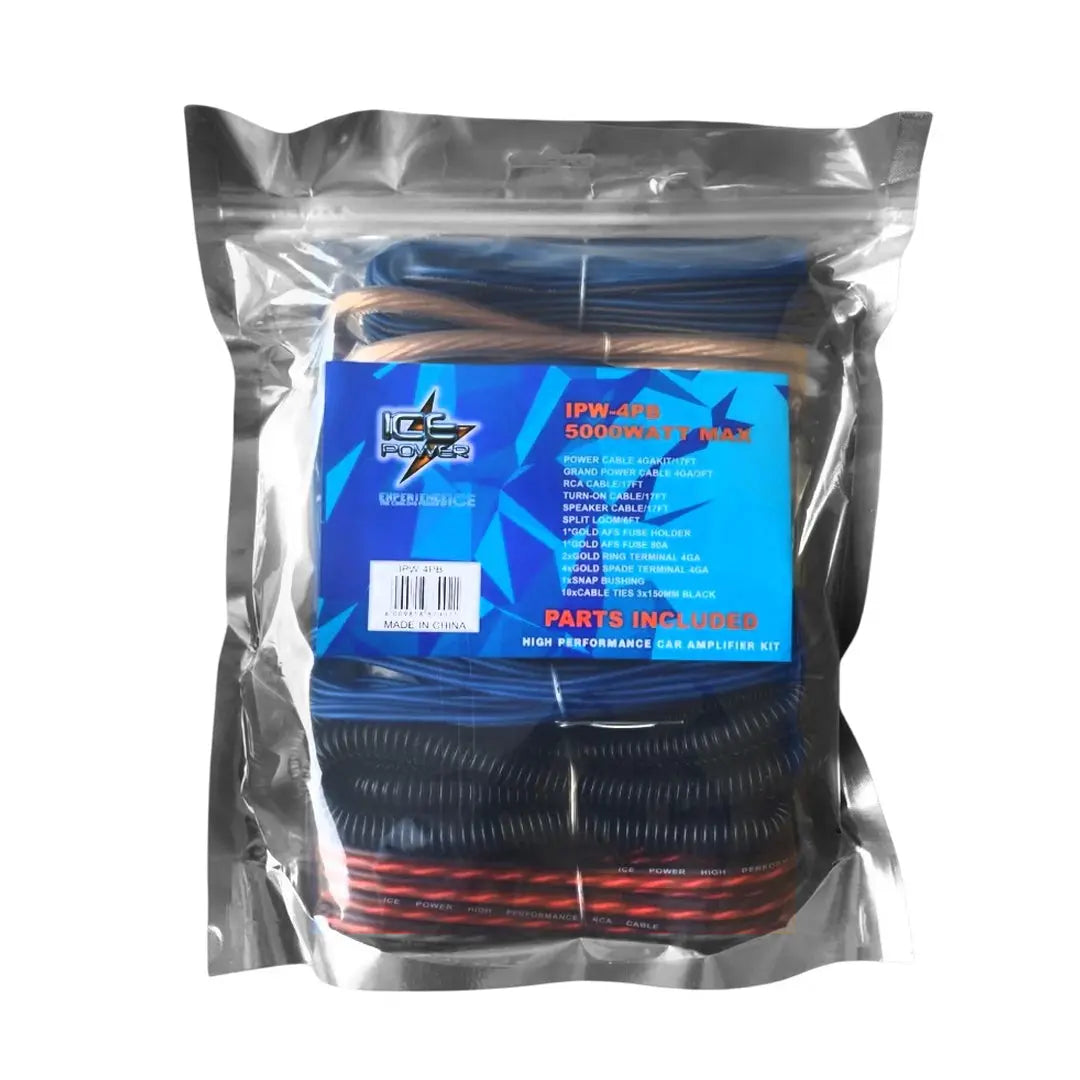 Ice Power - 4-Gauge Amplifier Wiring Kit