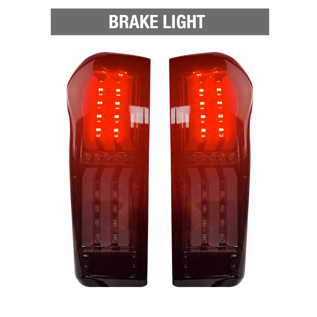 Isuzu D-Max (12-21) 3D Bar Style Smoked Black LED Taillights
