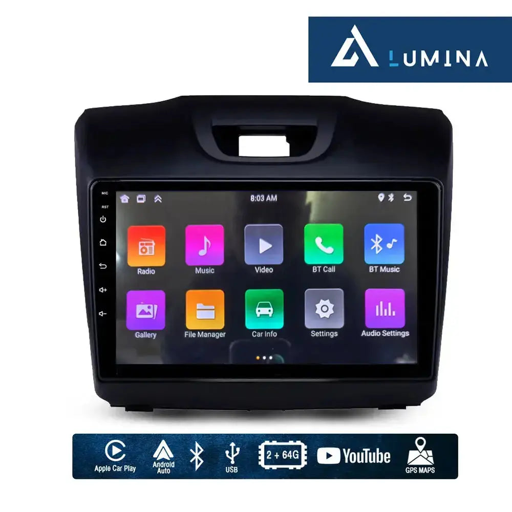 Isuzu D-Max (15-21) - 9 Inch Lumina Android Entertainment & GPS System