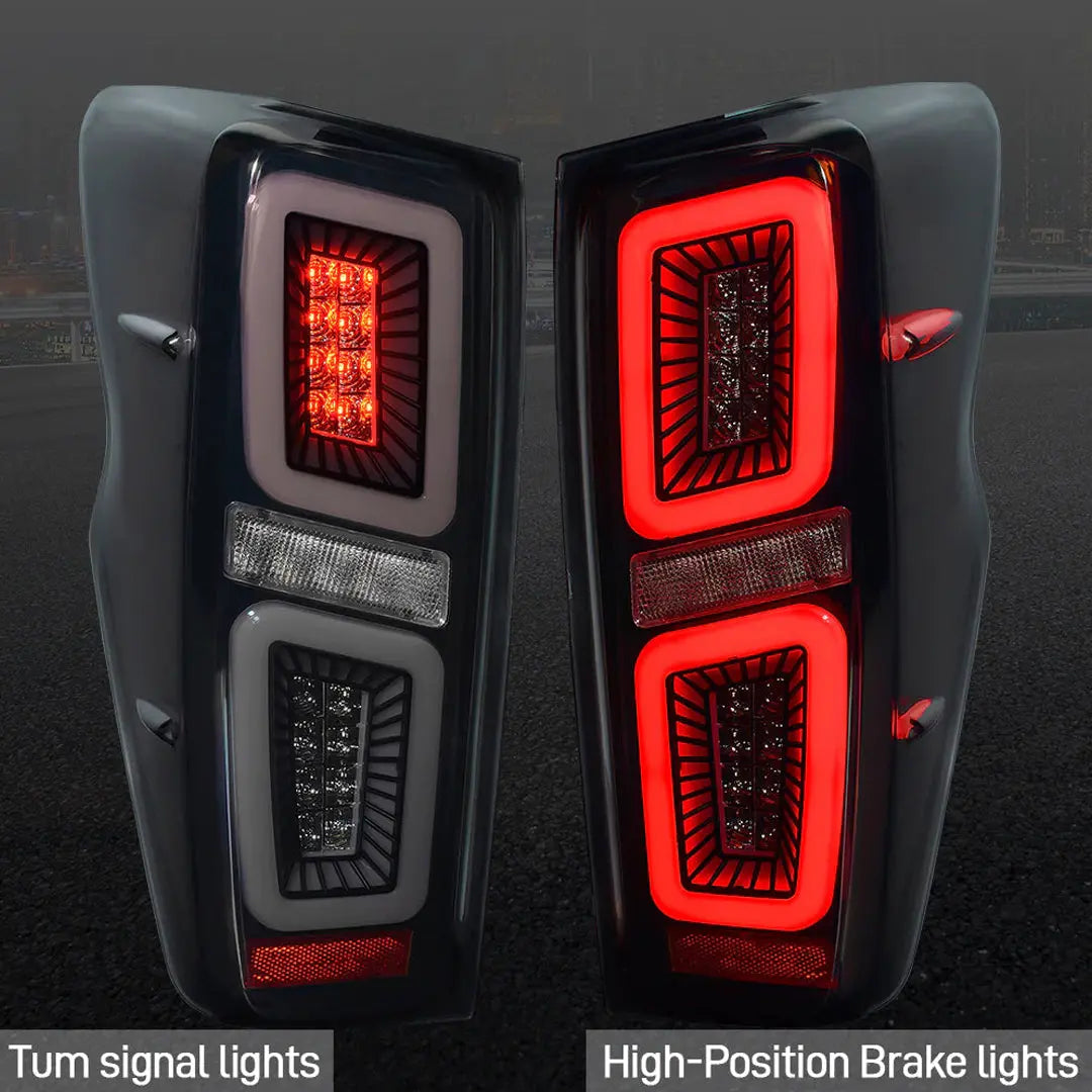 Isuzu D-Max (2021-On) Smoked Black Bar Style LED Taillight