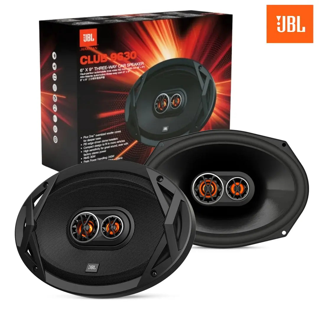 JBL 9630 Club Series 3-Way 6x9" Speakers - 240W