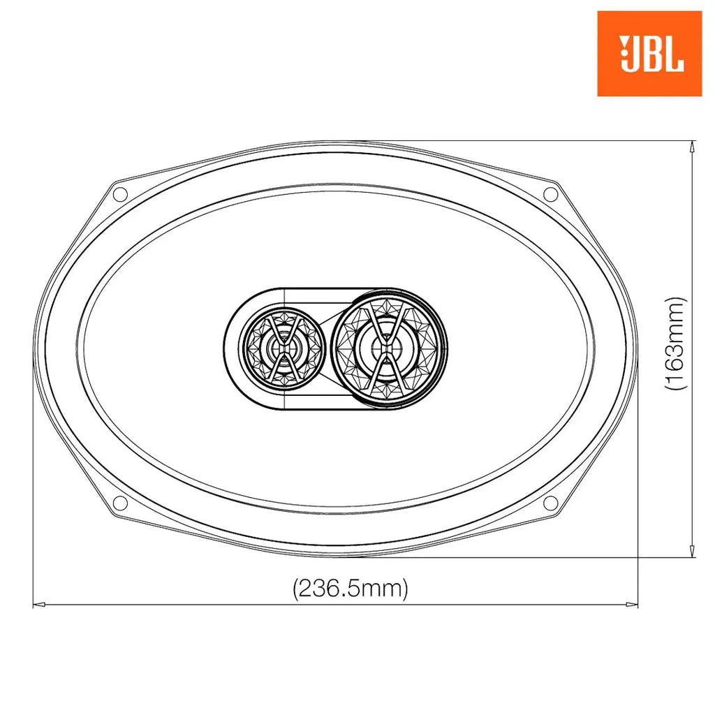JBL 9630 Club Series 3-Way 6x9" Speakers - 240W