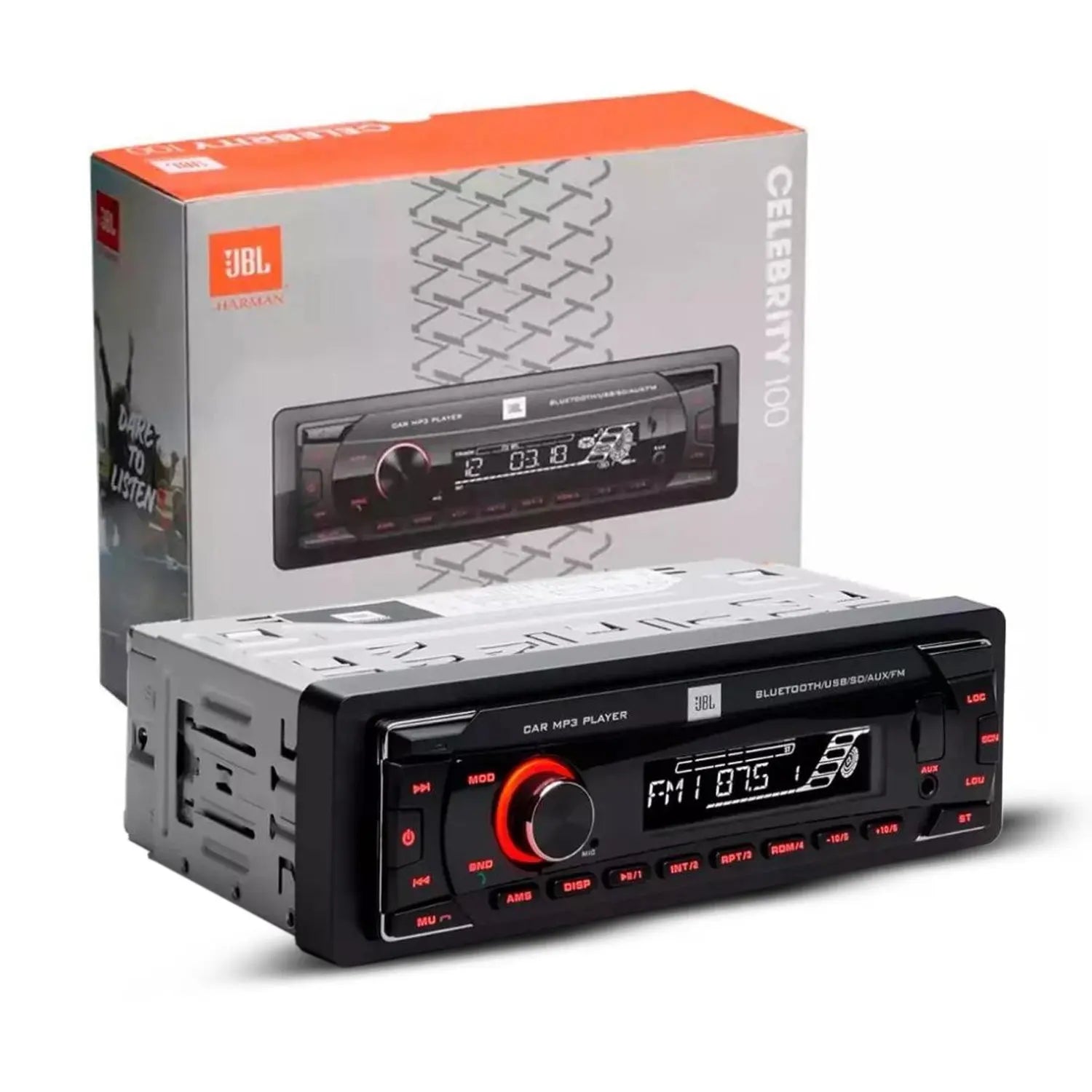 JBL Celebrity 100 Single Din Media Player With Bluetooth & USB