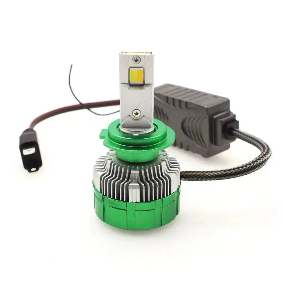 K14 3-Colour LED Canbus Bulbs With Strobe Function & Wireless Remote - H4