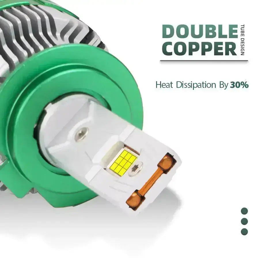 K14 3-Colour LED Canbus Bulbs With Strobe Function & Wireless Remote - H11