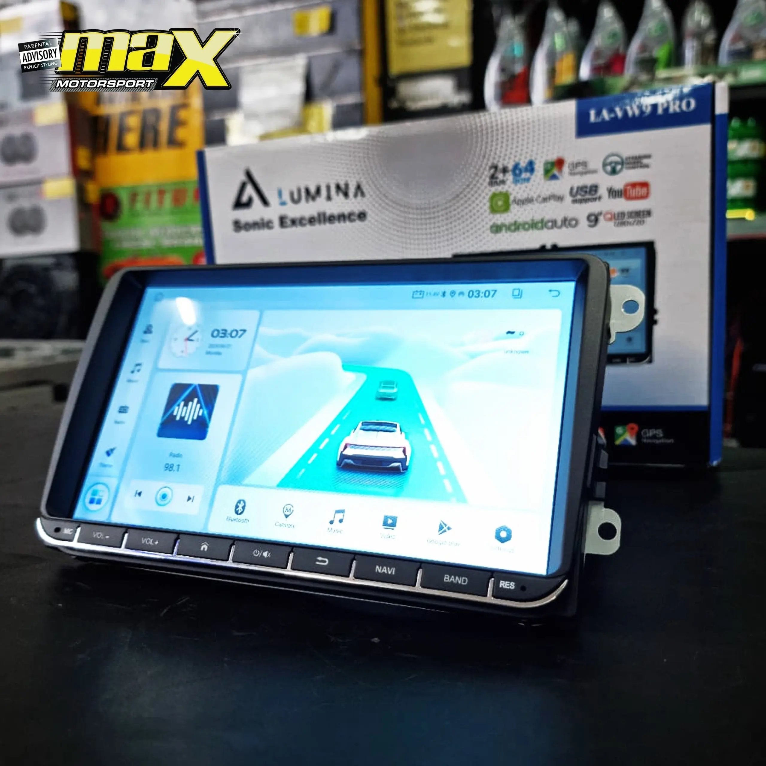 Lumina - 9 Inch VW Android Unit With Apple Car Play & Android Auto + FREE Reverse Camera