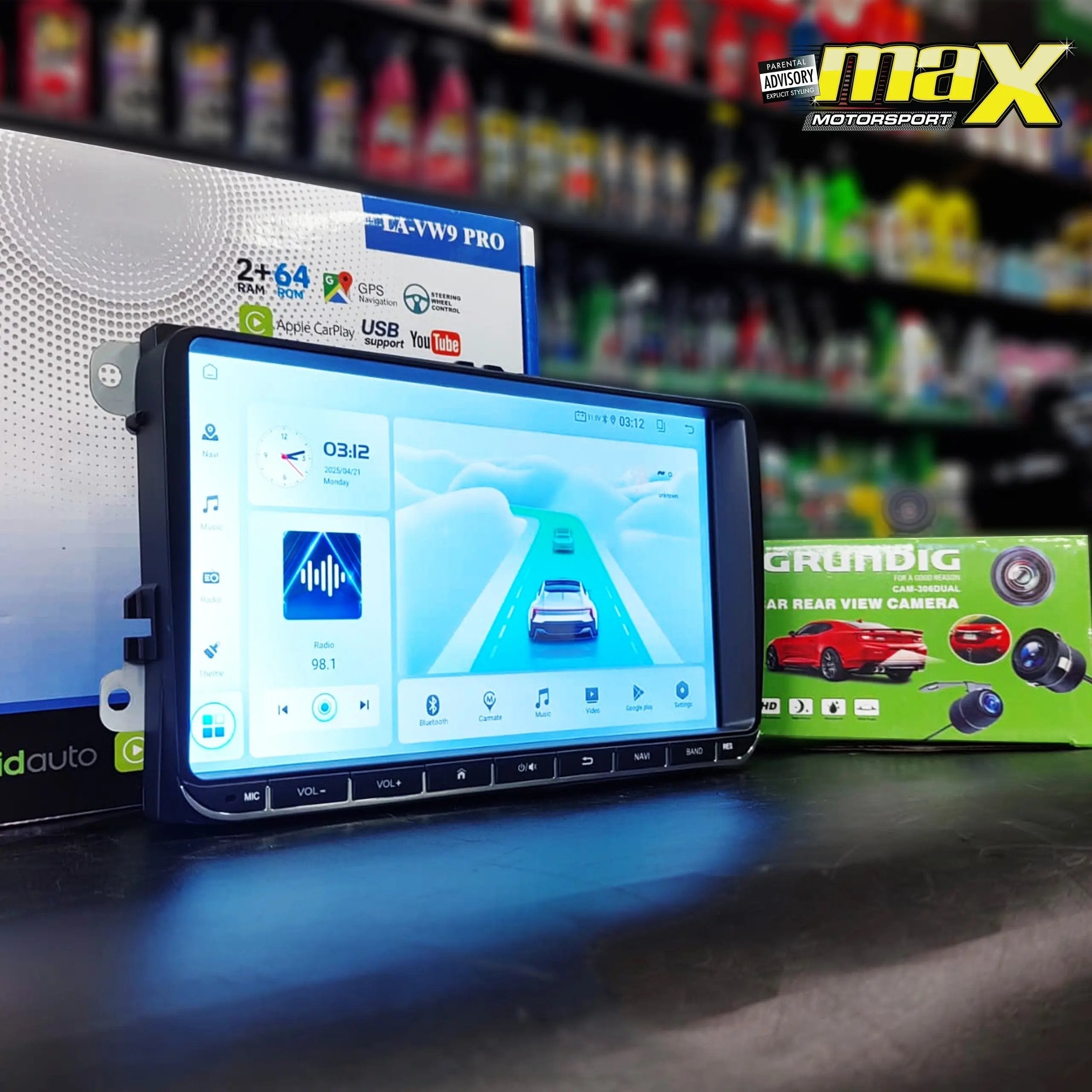 Lumina - 9 Inch VW Android Unit With Apple Car Play & Android Auto + FREE Reverse Camera