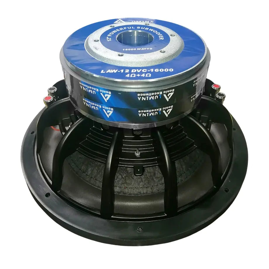 Lumina Terminator Series LAW-12DVC-16000 12" DVC D4 Subwoofer - 16000W