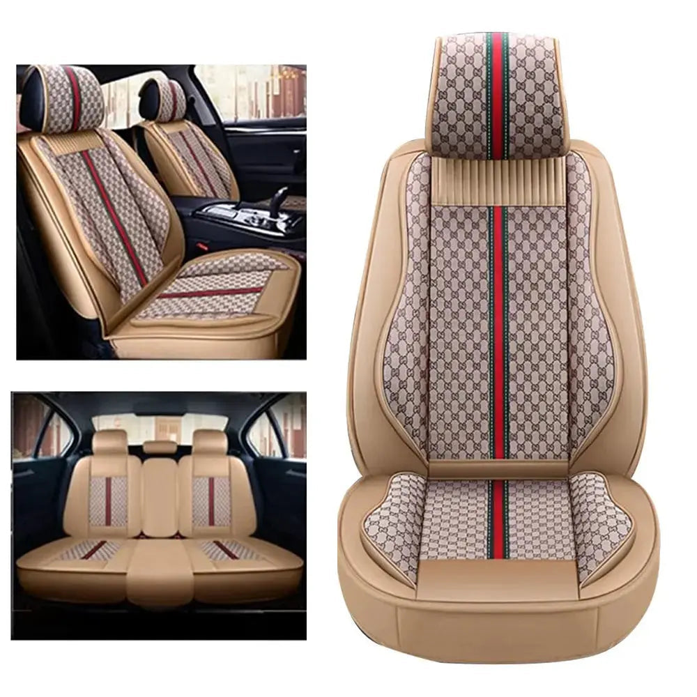 Luxury Italian Inspired Car Seat Covers (9-Piece)