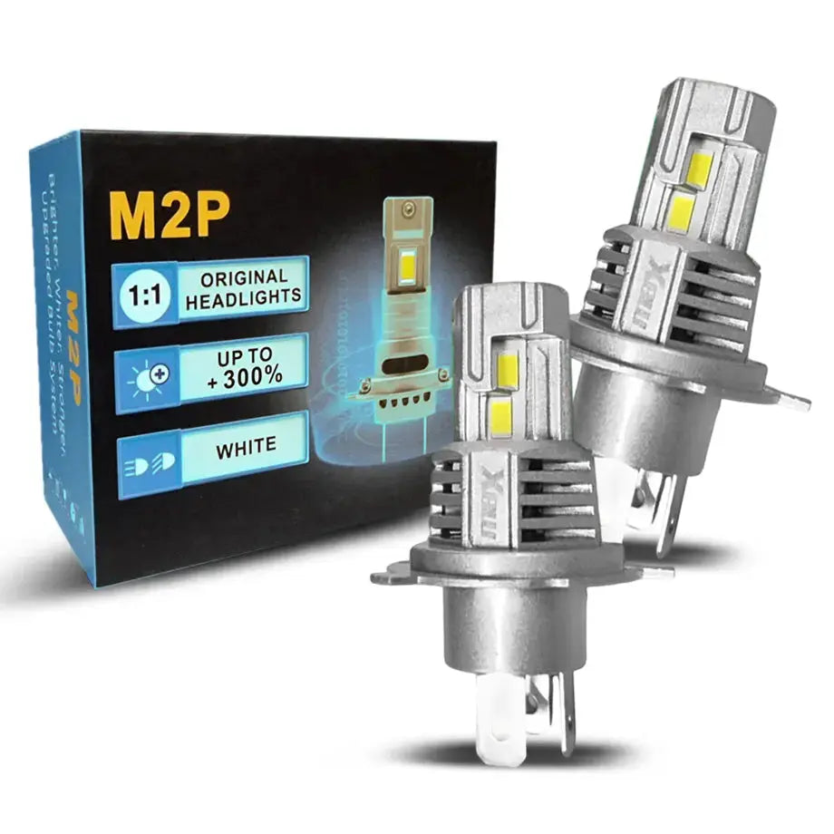 M2P Ultra Compact Plug & Play LED Bulb Kit - H4
