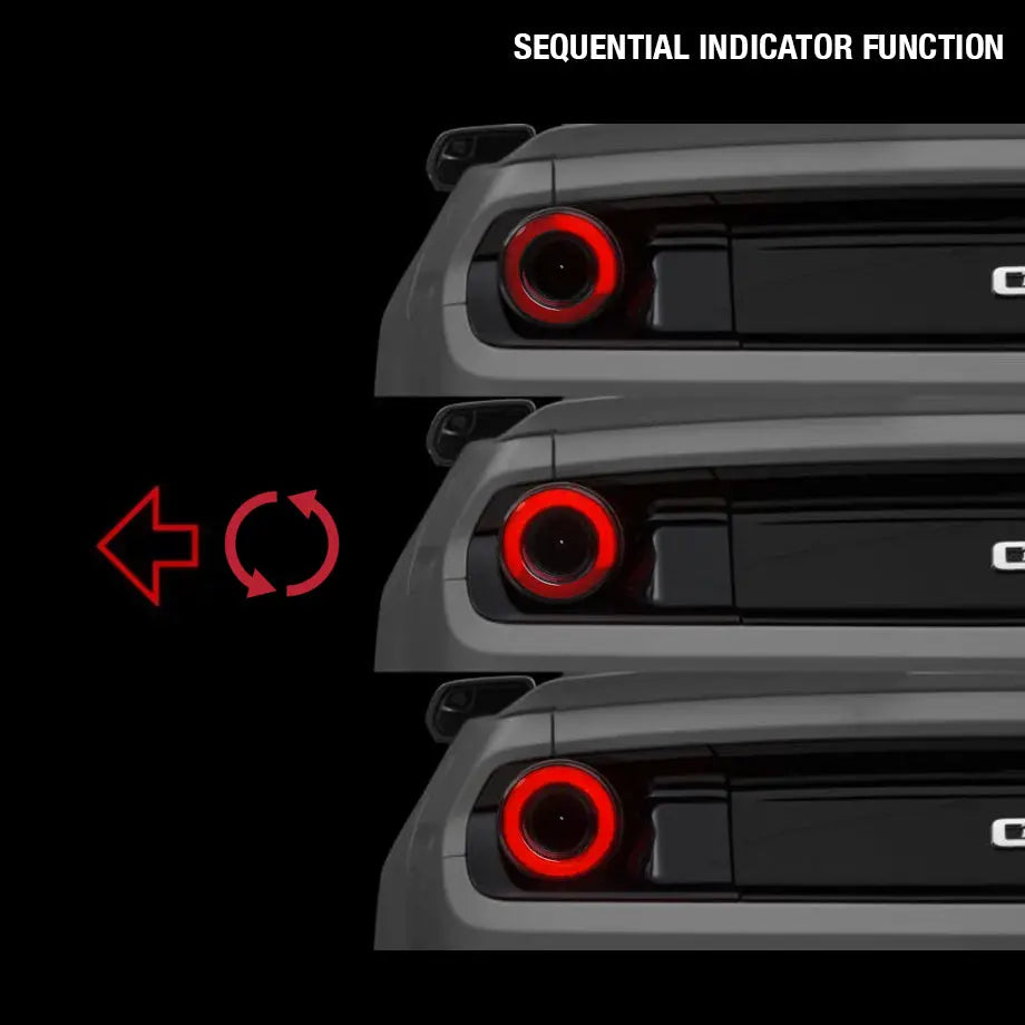 MP Concepts -  Mustang Raxiom (15-23) Gen 2 GT Style Round LED Taillights