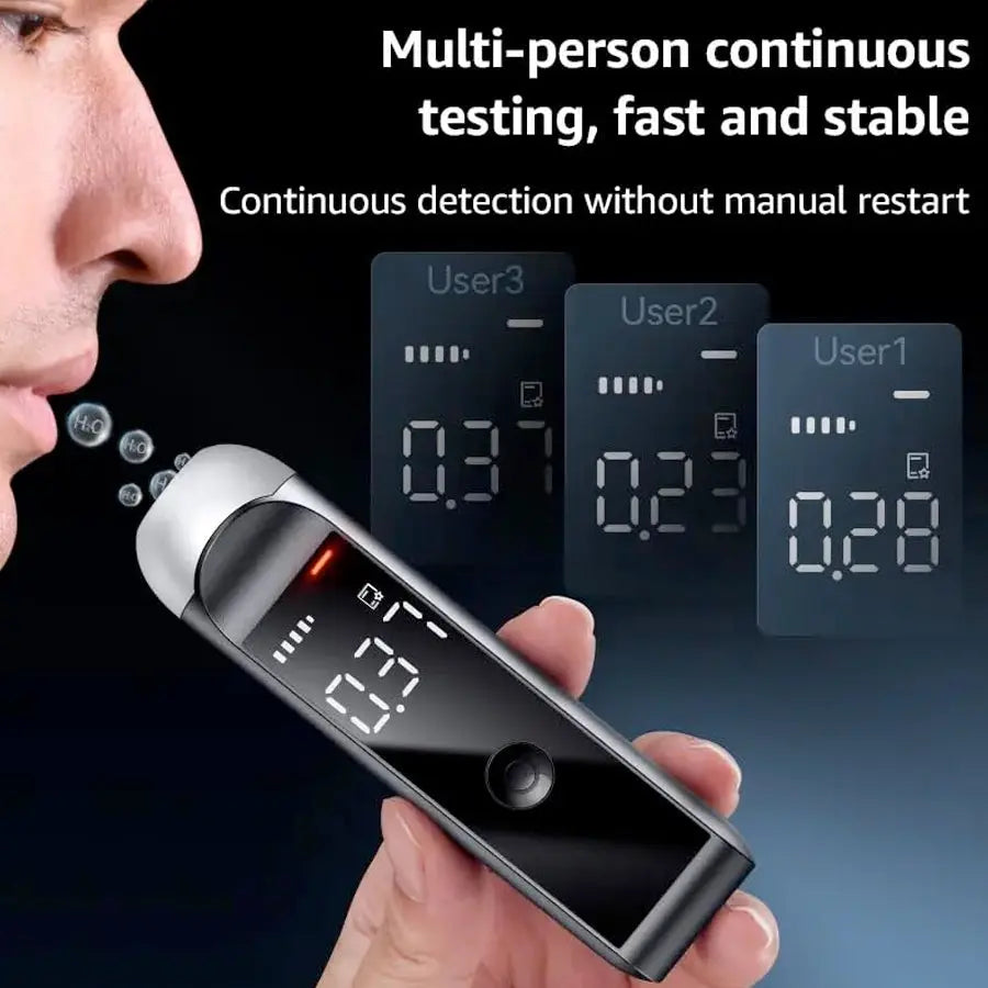 Mr Black 1000 Portable Alcohol Breathalyzer Tester