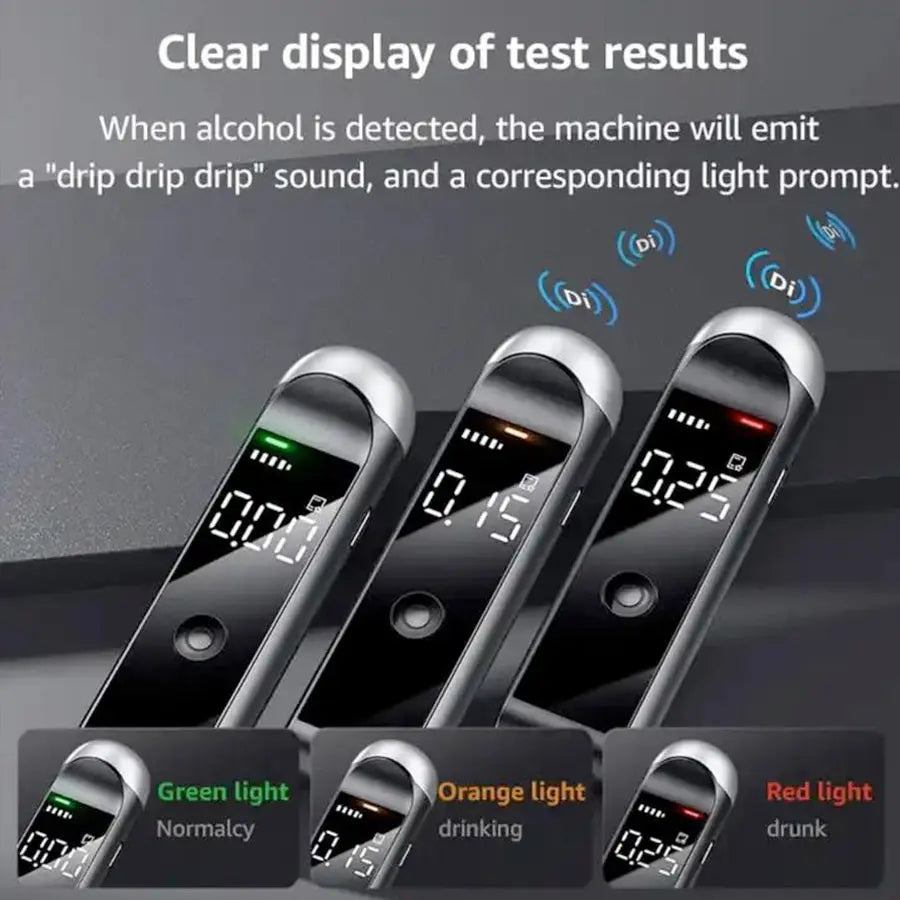 Mr Black 1000 Portable Alcohol Breathalyzer Tester