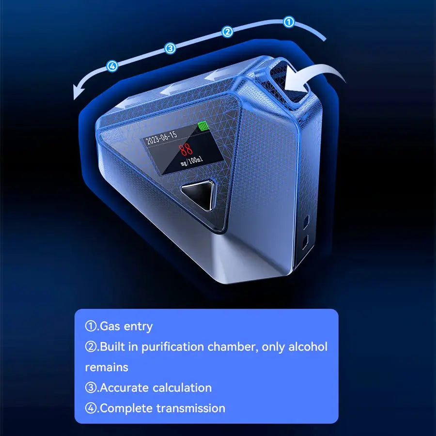 Mr Black-2 Portable Alcohol Breathalyzer Tester