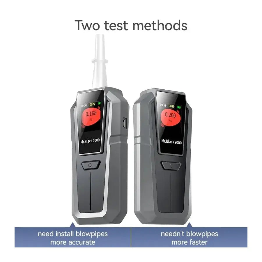Mr Black-2000 Portable Digital Alcohol Breathalyzer Tester