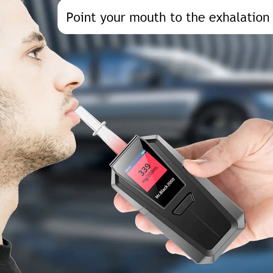 Mr Black-2000 Portable Digital Alcohol Breathalyzer Tester