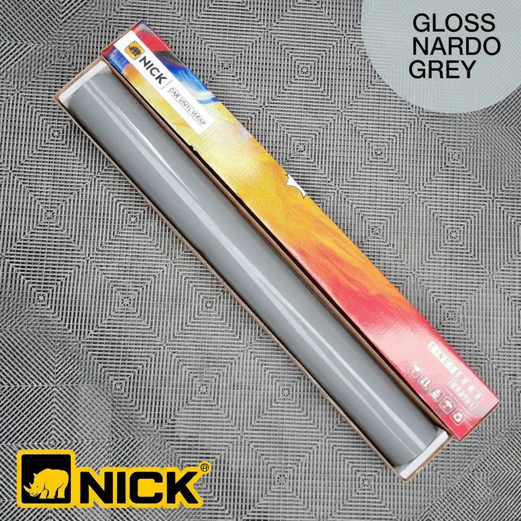 Nick Premium Vinyl Wrap Film - Gloss Nardo Grey