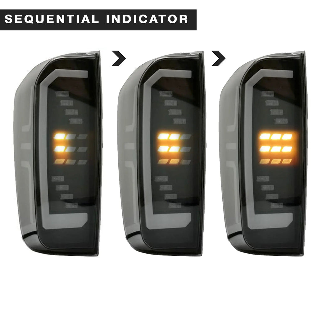 Nissan Navara NP300 (15-On) Smoked Black LED Sequential Taillights
