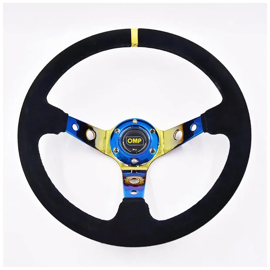 OMP Neo Chrome Drift Style Steering Wheel (350mm)